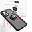 Silicone Matte Finish and Plastic Back Cover Case with Magnetic Finger Ring Stand QW2 for Xiaomi Mi 11i 5G (2022)
