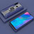 Silicone Matte Finish and Plastic Back Cover Case with Magnetic Finger Ring Stand R01 for Huawei P30 Lite New Edition