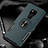 Silicone Matte Finish and Plastic Back Cover Case with Magnetic Finger Ring Stand R02 for Huawei Mate 20 X 5G