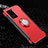 Silicone Matte Finish and Plastic Back Cover Case with Magnetic Finger Ring Stand R03 for Samsung Galaxy S20 Ultra