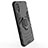 Silicone Matte Finish and Plastic Back Cover Case with Magnetic Finger Ring Stand S01 for Samsung Galaxy M02