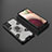 Silicone Matte Finish and Plastic Back Cover Case with Magnetic Finger Ring Stand S03 for Samsung Galaxy A02s Black