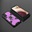 Silicone Matte Finish and Plastic Back Cover Case with Magnetic Finger Ring Stand S03 for Samsung Galaxy F02S SM-E025F