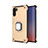 Silicone Matte Finish and Plastic Back Cover Case with Magnetic Finger Ring Stand T01 for Samsung Galaxy Note 10