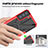 Silicone Matte Finish and Plastic Back Cover Case with Magnetic Finger Ring Stand T09 for Samsung Galaxy S21 5G