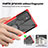 Silicone Matte Finish and Plastic Back Cover Case with Magnetic Finger Ring Stand T09 for Samsung Galaxy S21 Ultra 5G