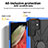 Silicone Matte Finish and Plastic Back Cover Case with Magnetic Finger Ring Stand T09 for Samsung Galaxy S21 Ultra 5G