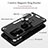 Silicone Matte Finish and Plastic Back Cover Case with Magnetic Finger Ring Stand Y01B for Oppo F19s