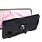 Silicone Matte Finish and Plastic Back Cover Case with Magnetic Finger Ring Stand Y01B for Samsung Galaxy Note 10 Lite