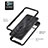 Silicone Matte Finish and Plastic Back Cover Case with Magnetic Finger Ring Stand YB1 for Google Pixel 8 Pro 5G