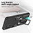 Silicone Matte Finish and Plastic Back Cover Case with Magnetic Finger Ring Stand ZL1 for Samsung Galaxy A02s