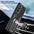 Silicone Matte Finish and Plastic Back Cover Case with Magnetic Finger Ring Stand ZL1 for Samsung Galaxy A52 4G