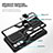 Silicone Matte Finish and Plastic Back Cover Case with Magnetic Finger Ring Stand ZL1 for Samsung Galaxy Note 20 Ultra 5G