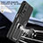 Silicone Matte Finish and Plastic Back Cover Case with Magnetic Finger Ring Stand ZL1 for Xiaomi Mi 10T 5G