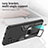 Silicone Matte Finish and Plastic Back Cover Case with Magnetic Finger Ring Stand ZL1 for Xiaomi Mi 11X Pro 5G