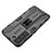 Silicone Matte Finish and Plastic Back Cover Case with Magnetic Stand A01 for Samsung Galaxy S23 5G