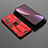 Silicone Matte Finish and Plastic Back Cover Case with Magnetic Stand A01 for Xiaomi Mi 12 5G