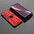 Silicone Matte Finish and Plastic Back Cover Case with Magnetic Stand A01 for Xiaomi Mi 12S Pro 5G