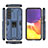 Silicone Matte Finish and Plastic Back Cover Case with Magnetic Stand A02 for Samsung Galaxy S23 5G