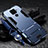 Silicone Matte Finish and Plastic Back Cover Case with Magnetic Stand for Huawei Nova 5i Pro