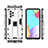 Silicone Matte Finish and Plastic Back Cover Case with Magnetic Stand for Samsung Galaxy A52s 5G