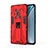 Silicone Matte Finish and Plastic Back Cover Case with Magnetic Stand KC1 for Huawei Honor Magic3 5G