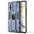 Silicone Matte Finish and Plastic Back Cover Case with Magnetic Stand KC1 for Huawei Nova 10