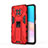 Silicone Matte Finish and Plastic Back Cover Case with Magnetic Stand KC1 for Huawei Nova 8i
