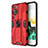 Silicone Matte Finish and Plastic Back Cover Case with Magnetic Stand KC1 for Huawei P60