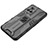 Silicone Matte Finish and Plastic Back Cover Case with Magnetic Stand KC1 for Realme GT Neo3 5G