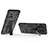 Silicone Matte Finish and Plastic Back Cover Case with Magnetic Stand KC1 for Realme GT Neo3 5G