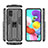 Silicone Matte Finish and Plastic Back Cover Case with Magnetic Stand KC1 for Samsung Galaxy A51 5G