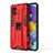 Silicone Matte Finish and Plastic Back Cover Case with Magnetic Stand KC1 for Samsung Galaxy M40S