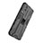 Silicone Matte Finish and Plastic Back Cover Case with Magnetic Stand KC1 for Vivo V21e 5G