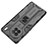 Silicone Matte Finish and Plastic Back Cover Case with Magnetic Stand KC1 for Vivo X90 5G