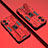 Silicone Matte Finish and Plastic Back Cover Case with Magnetic Stand KC1 for Vivo Y77 5G