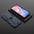 Silicone Matte Finish and Plastic Back Cover Case with Magnetic Stand KC1 for Xiaomi Mi 11i 5G