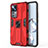 Silicone Matte Finish and Plastic Back Cover Case with Magnetic Stand KC1 for Xiaomi Mi 12T 5G