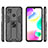 Silicone Matte Finish and Plastic Back Cover Case with Magnetic Stand KC1 for Xiaomi Redmi 9 Activ