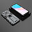 Silicone Matte Finish and Plastic Back Cover Case with Magnetic Stand KC2 for Huawei Nova 8i
