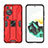 Silicone Matte Finish and Plastic Back Cover Case with Magnetic Stand KC2 for Huawei P60