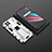 Silicone Matte Finish and Plastic Back Cover Case with Magnetic Stand KC2 for Realme 8 4G