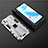 Silicone Matte Finish and Plastic Back Cover Case with Magnetic Stand KC2 for Realme C20