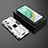 Silicone Matte Finish and Plastic Back Cover Case with Magnetic Stand KC2 for Xiaomi Mi 10T 5G