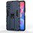 Silicone Matte Finish and Plastic Back Cover Case with Magnetic Stand KC2 for Xiaomi Mi 11X Pro 5G