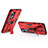 Silicone Matte Finish and Plastic Back Cover Case with Magnetic Stand KC2 for Xiaomi Mi 12T 5G