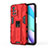 Silicone Matte Finish and Plastic Back Cover Case with Magnetic Stand KC2 for Xiaomi Redmi 10 (2022)