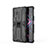 Silicone Matte Finish and Plastic Back Cover Case with Magnetic Stand KC2 for Xiaomi Redmi K40 Gaming 5G