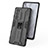 Silicone Matte Finish and Plastic Back Cover Case with Magnetic Stand KC3 for Realme GT Master Explorer 5G