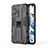 Silicone Matte Finish and Plastic Back Cover Case with Magnetic Stand KC3 for Realme GT Neo 3T 5G